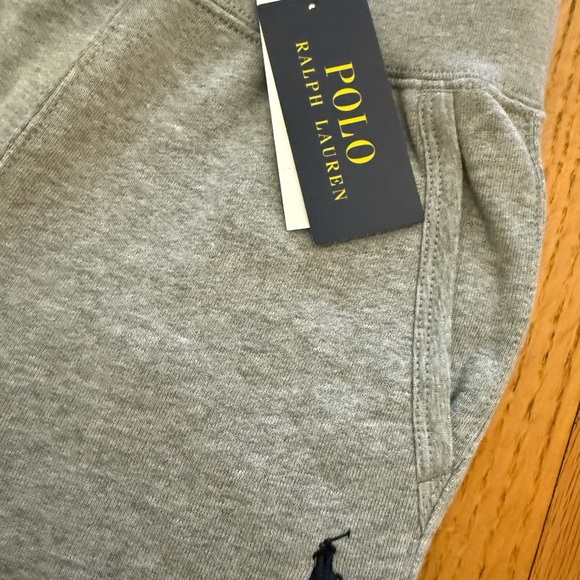 NWT Ralph Lauren Kids Heather Gray Joggers - Picture 4 of 5